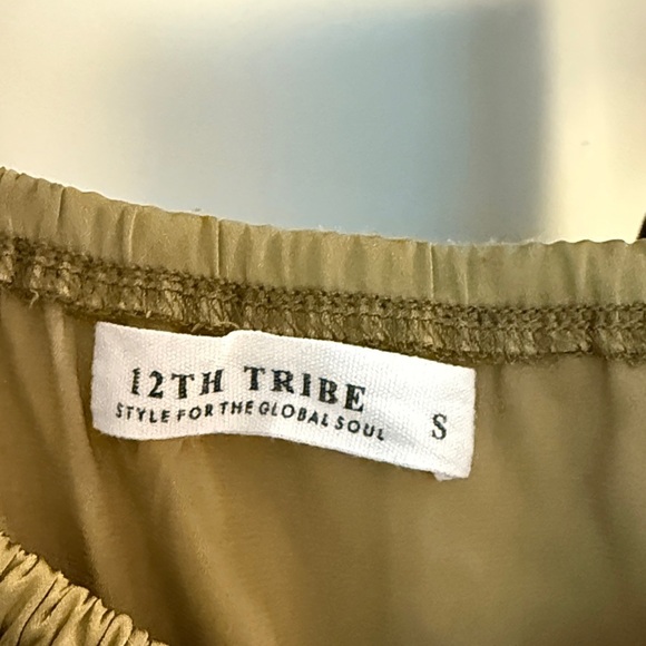 Olive Green Women's romper (long pants) - Picture 3 of 5